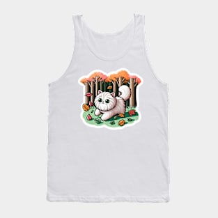 kitty in the woods Tank Top